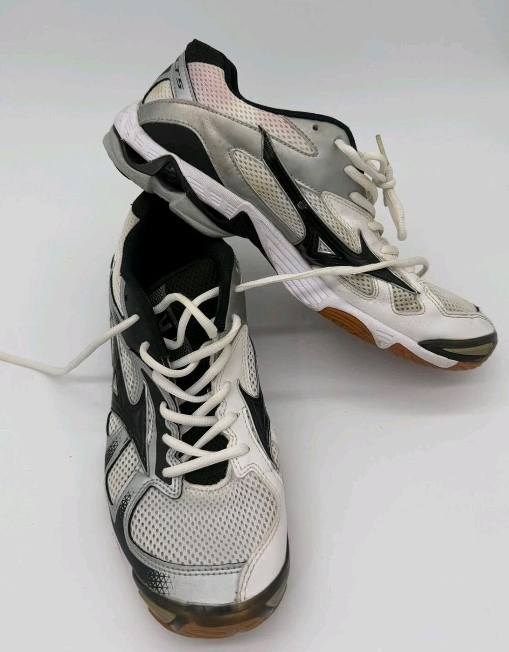 Mizuno Wave Bolt 5 Volleyball Sneakers Shoes Womens 430204-9073 Size 11.5 White